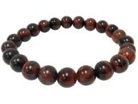 Red Tigers Eye Unisex Handmade Stretch Bracelet